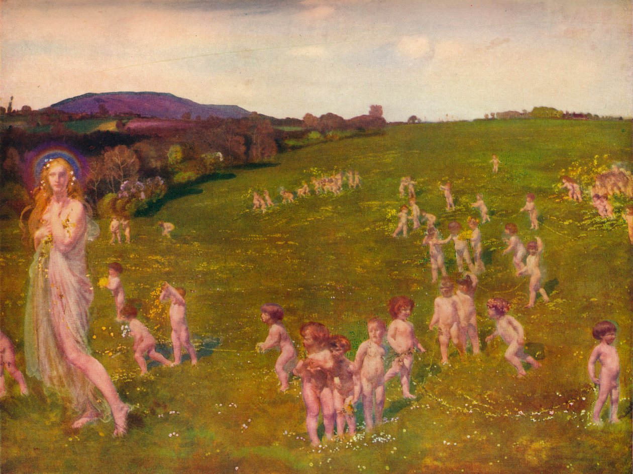 Nadejście wiosny, 1913 autorstwa Charles Sims