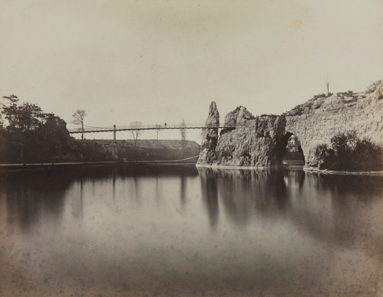 Buttes Chaumont, Paryż, ok. 1930 1860. autorstwa Charles Soulier