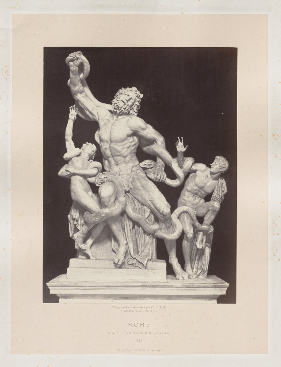 Rzym: Grupa Watykańska Laokoona, ok. 1930 r. 1860. autorstwa Charles Soulier