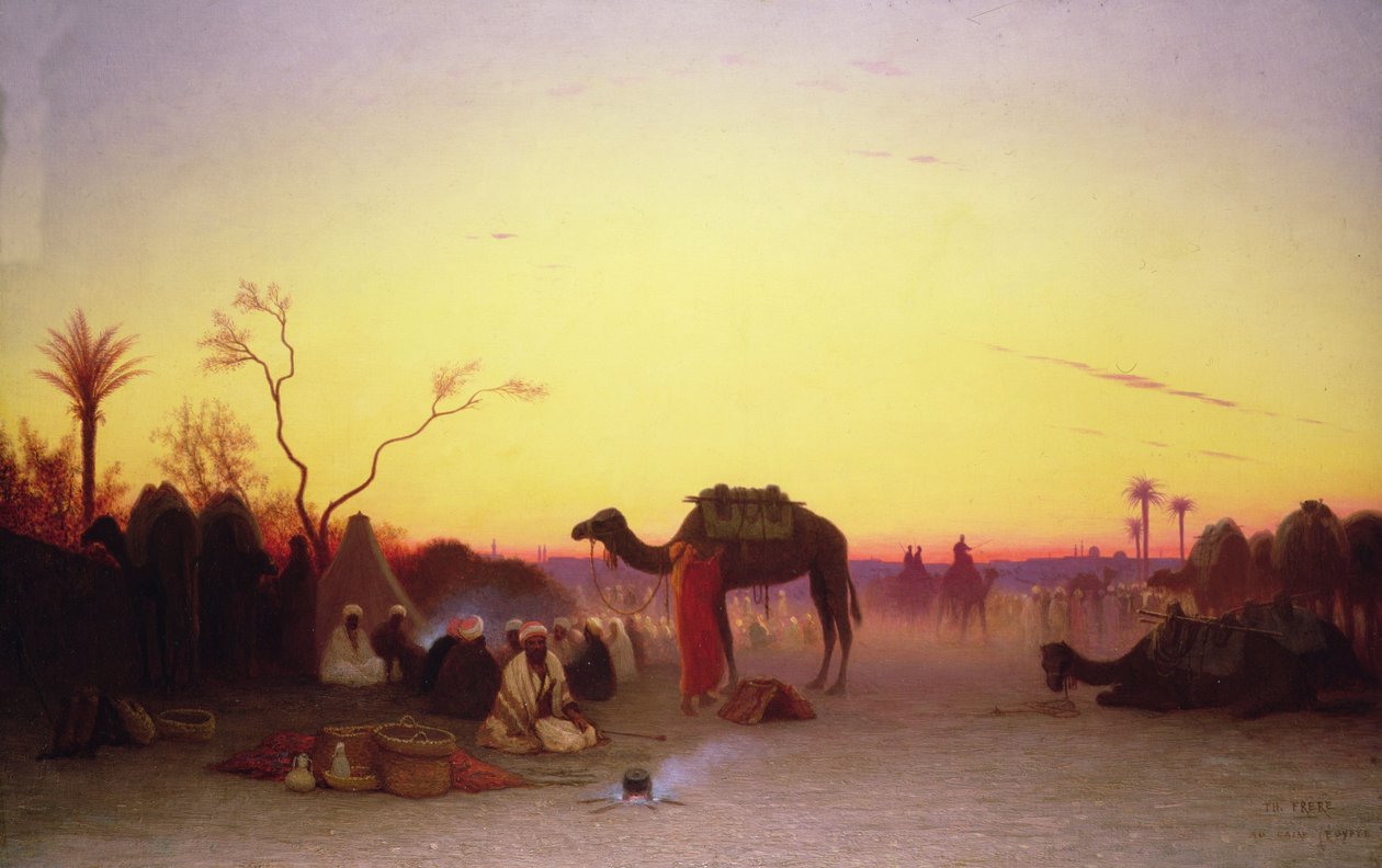 Kair, Egipt autorstwa Charles Theodore  Frere