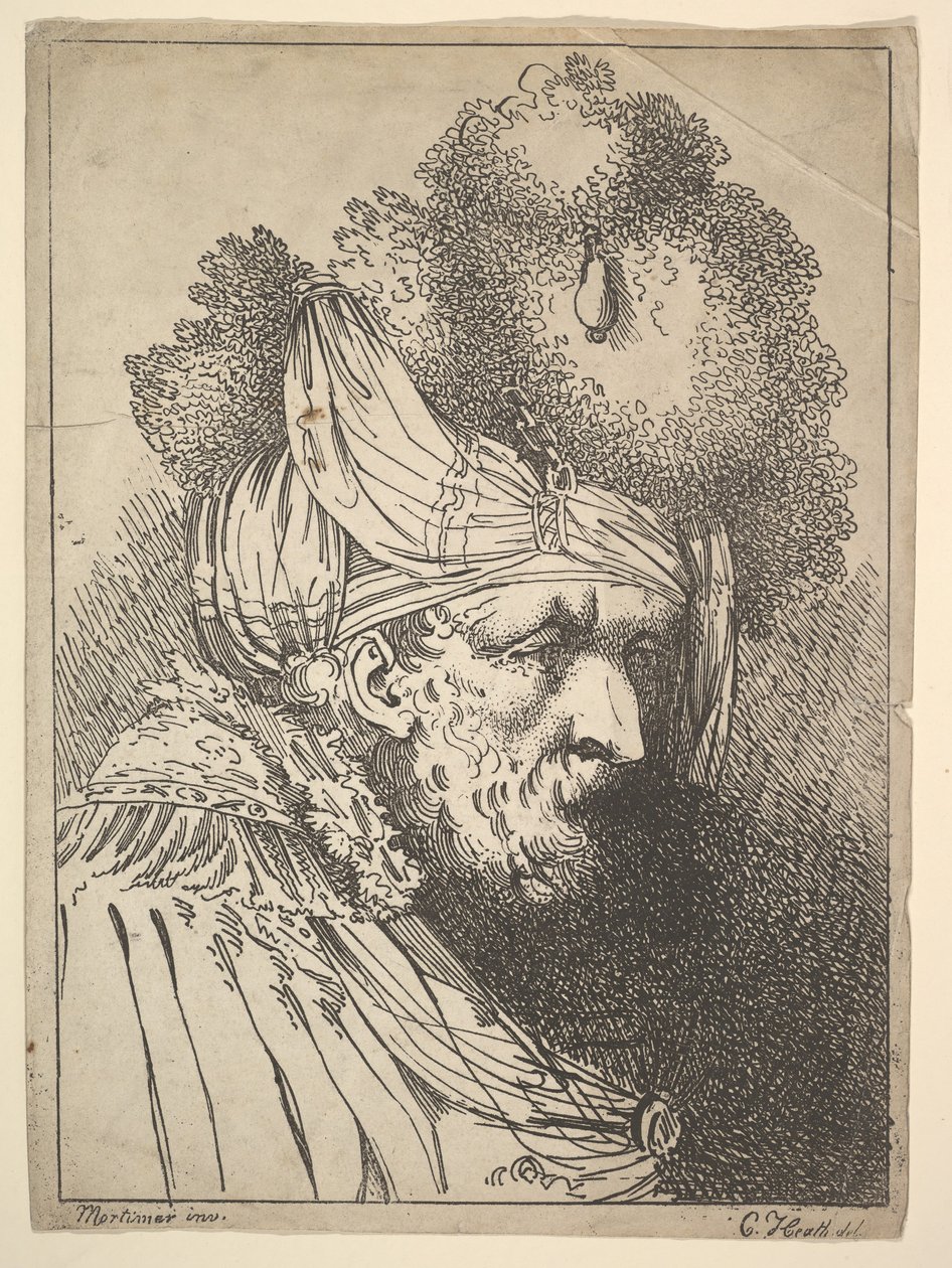 Głowa Orientu, ca. 1803. autorstwa Charles Theodosius Heath