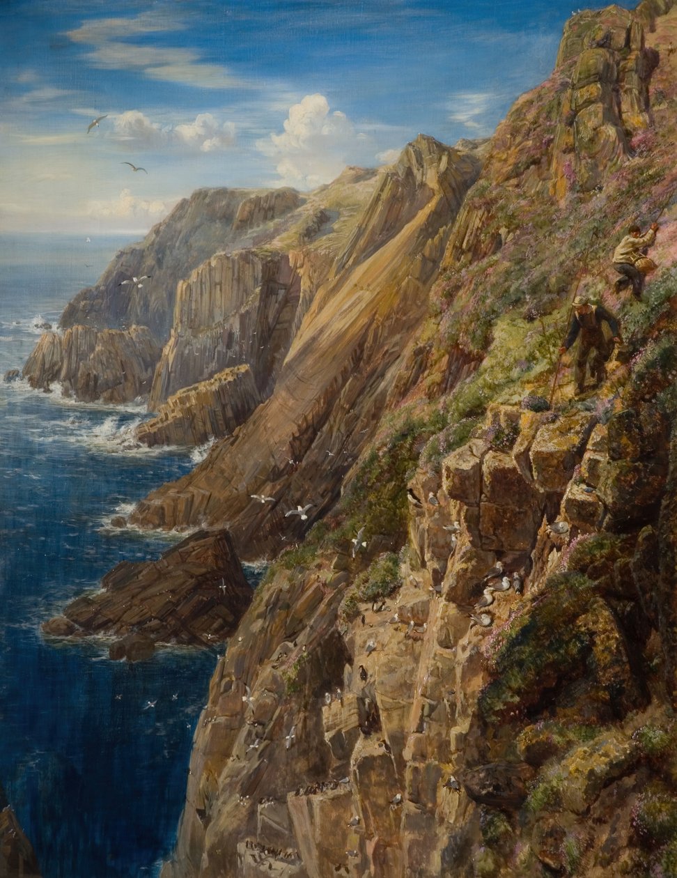 Wyspa Lundy, 1857. autorstwa Charles Thomas Burt