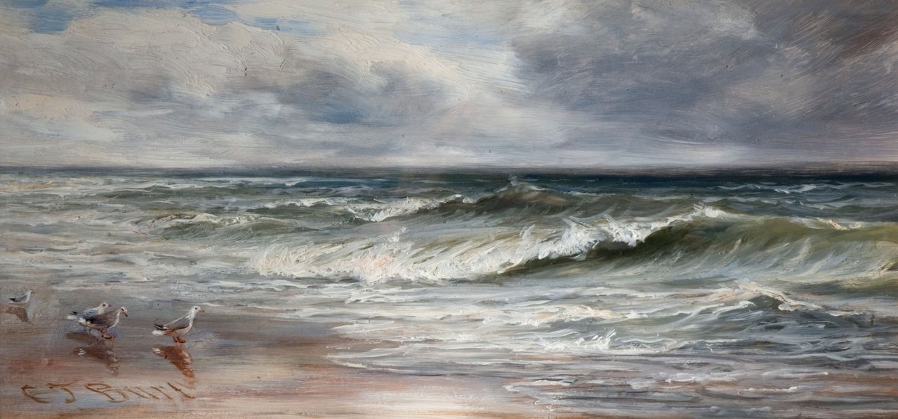 Fale morskie, 1880. autorstwa Charles Thomas Burt