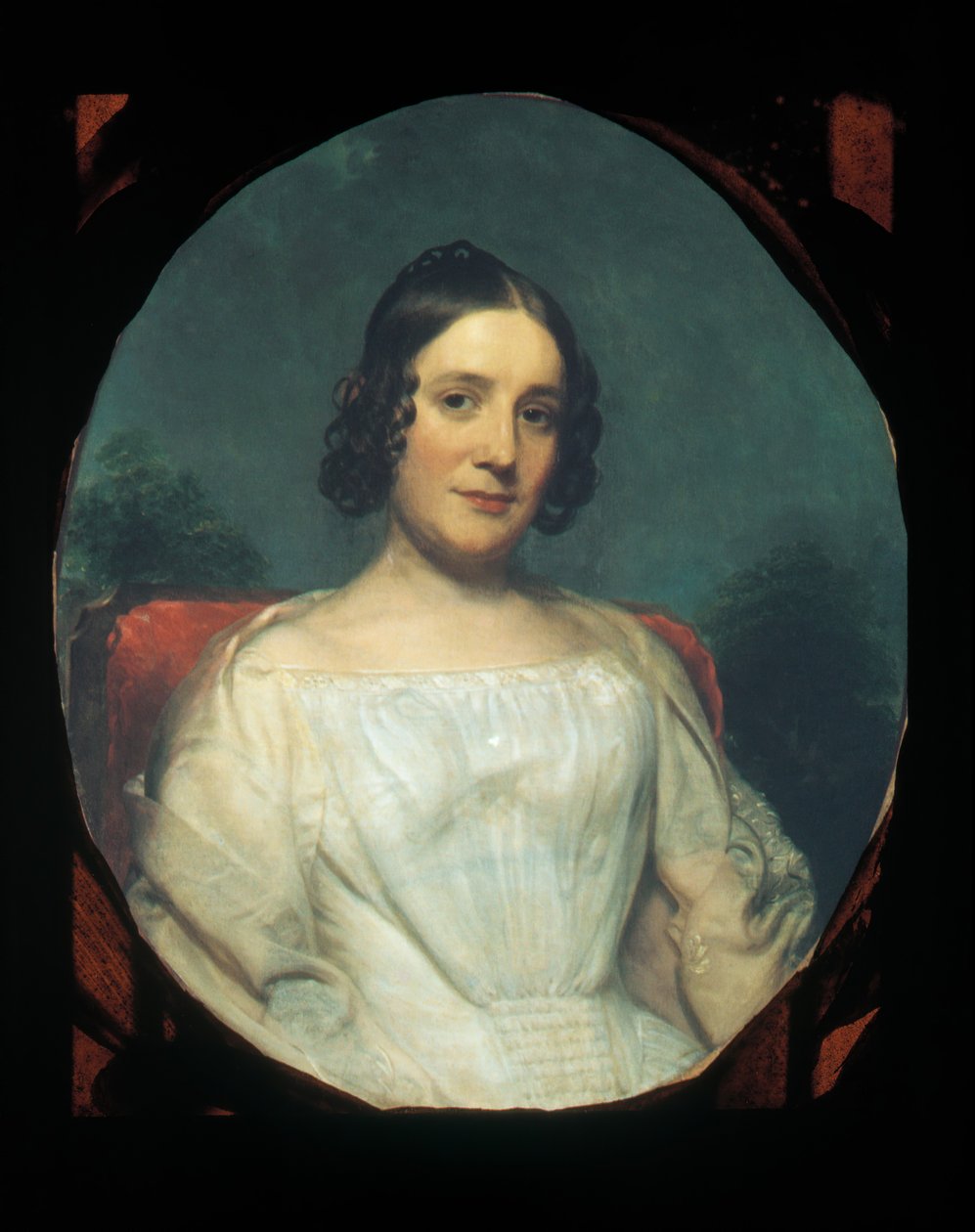 Pani Adrian Baucker Holmes, ca. 1850. autorstwa Charles Wesley Jarvis