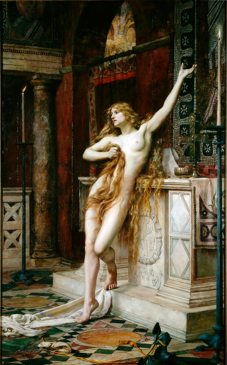 Hypatia, 1885 autorstwa Charles William Mitchell