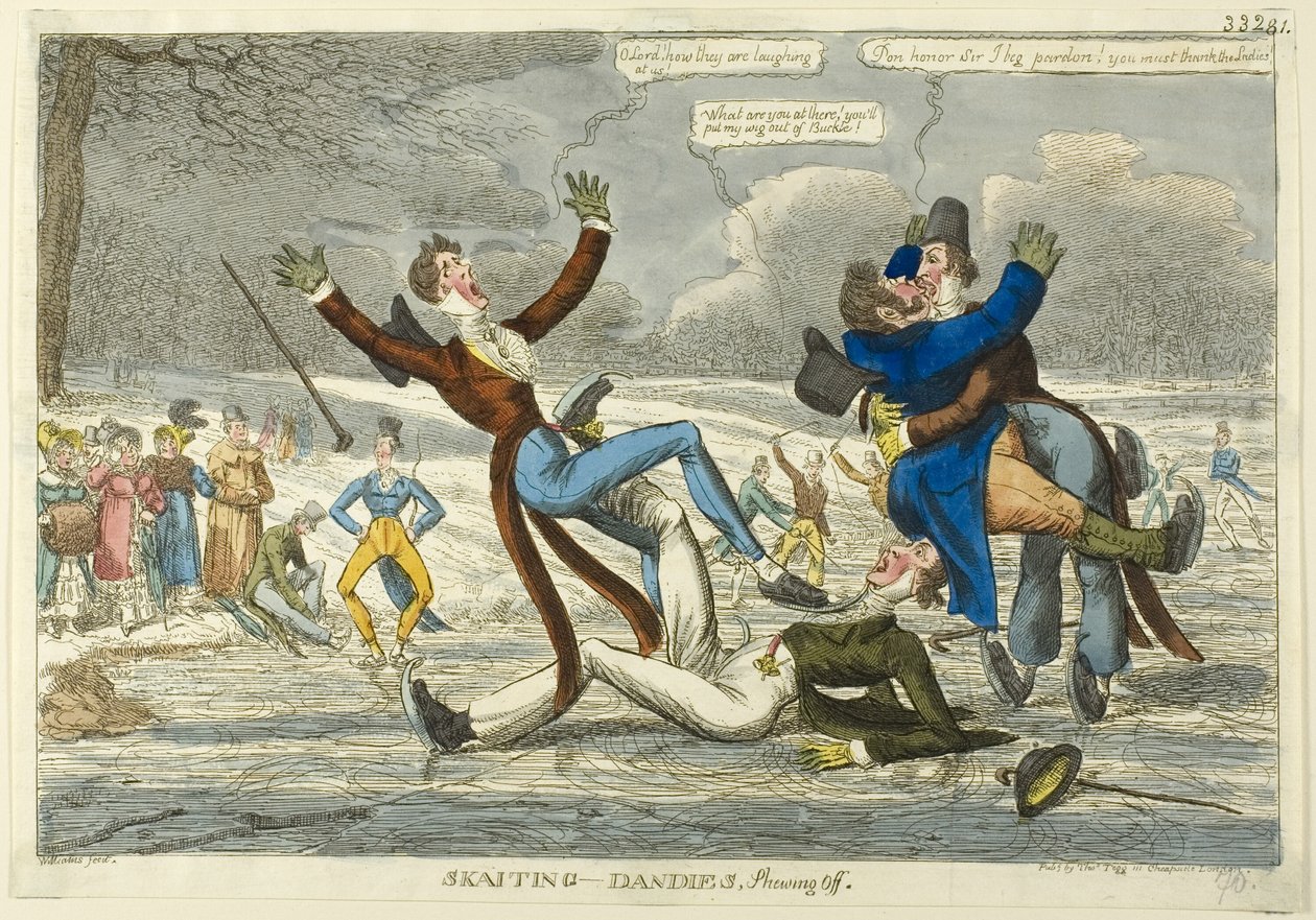Skaiting Dandies, shewing off autorstwa Charles Williams