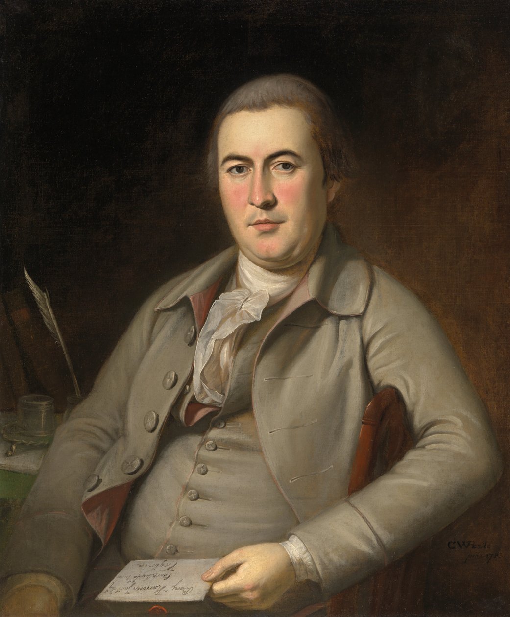 Benjamin Harrison, Jr., 1783. autorstwa Charles Willson Peale