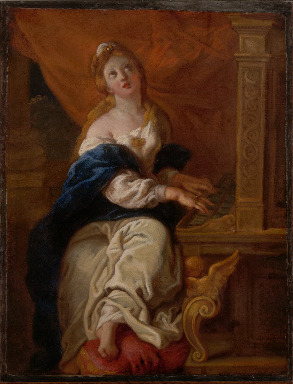 Św. Cecylii autorstwa Charles de la Fosse