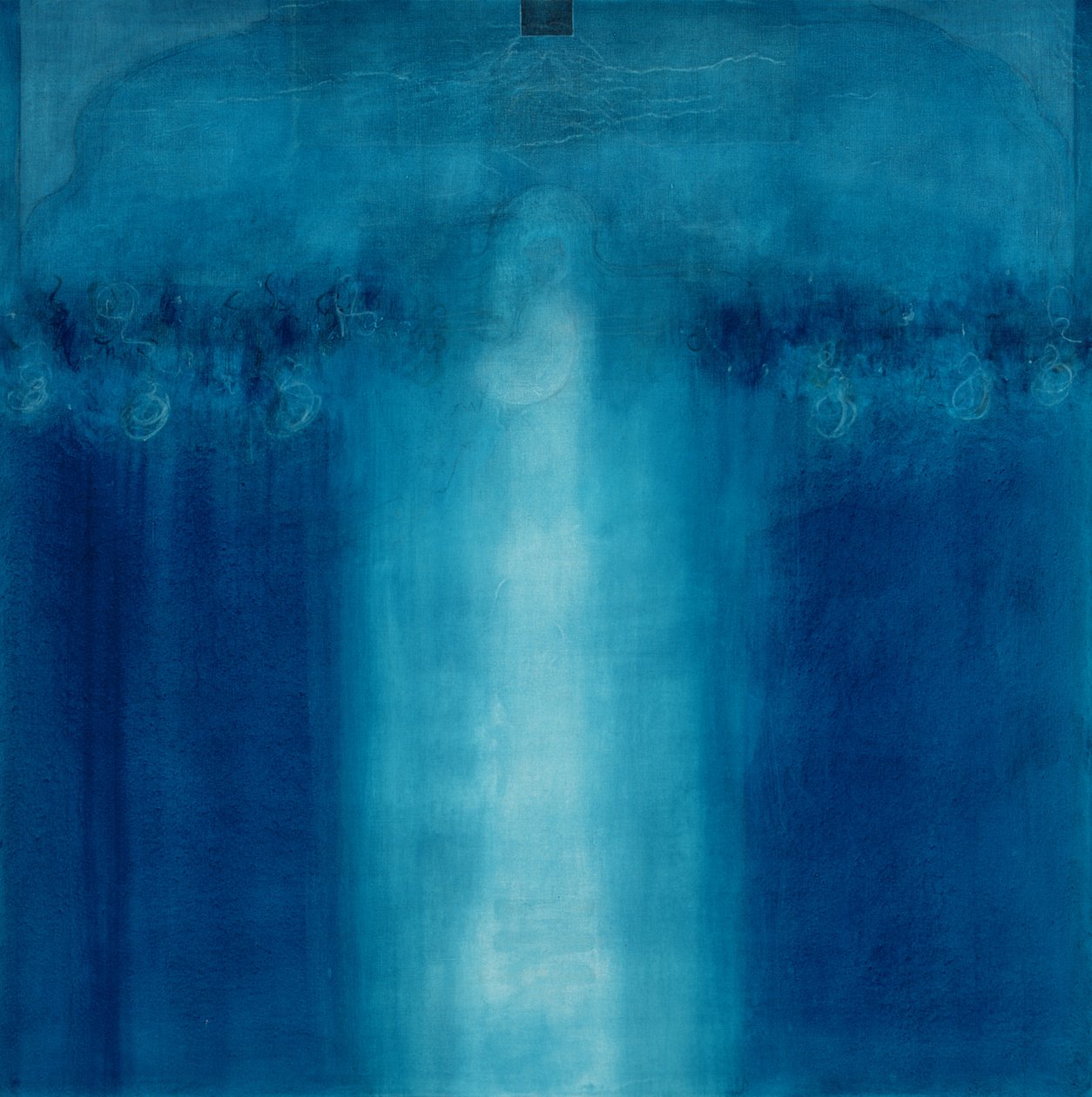 Obraz niebieski bez tytułu, 1995 autorstwa Charlie Millar