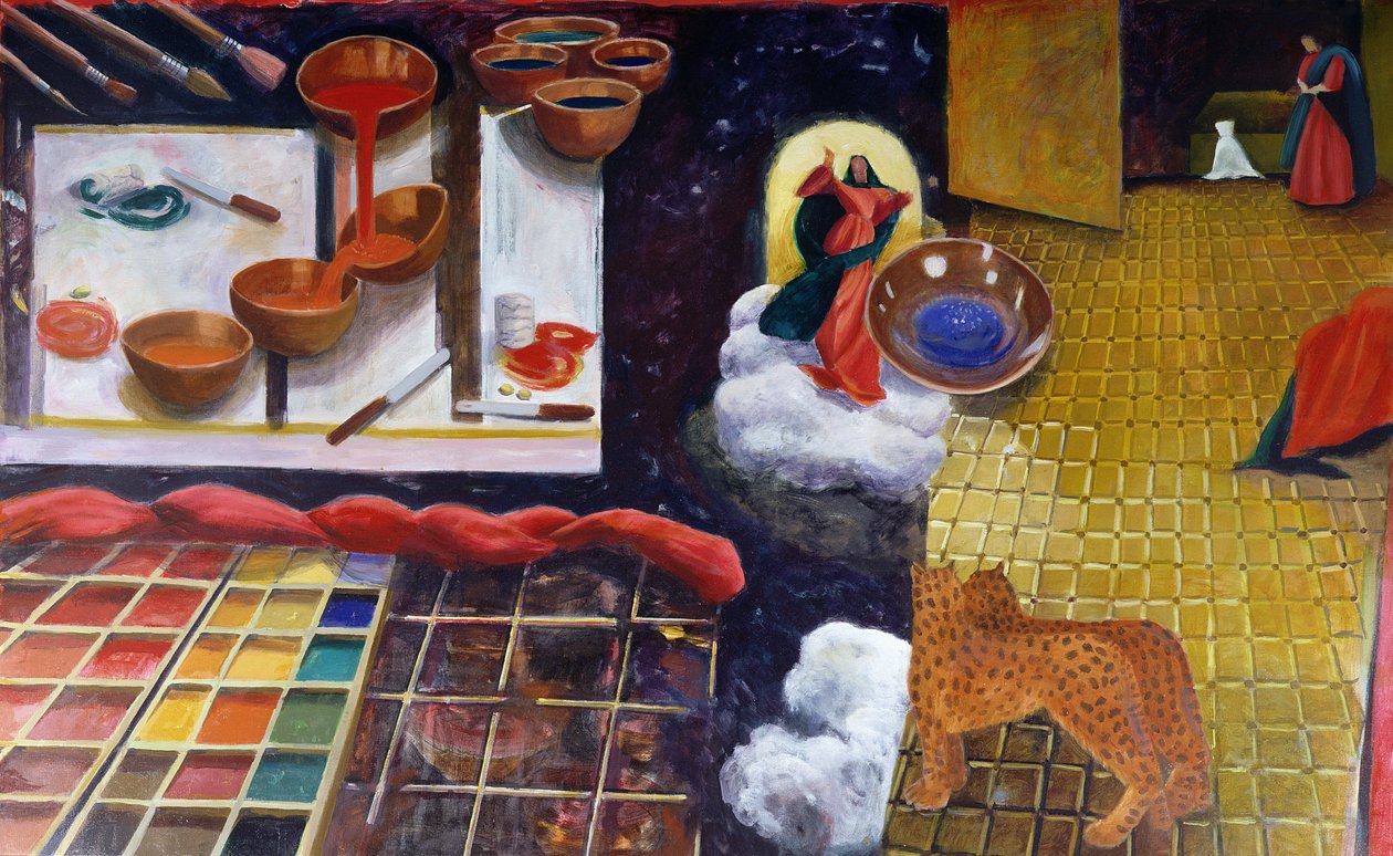 Tworzenie cynobru, 2003 autorstwa Charlotte Moore