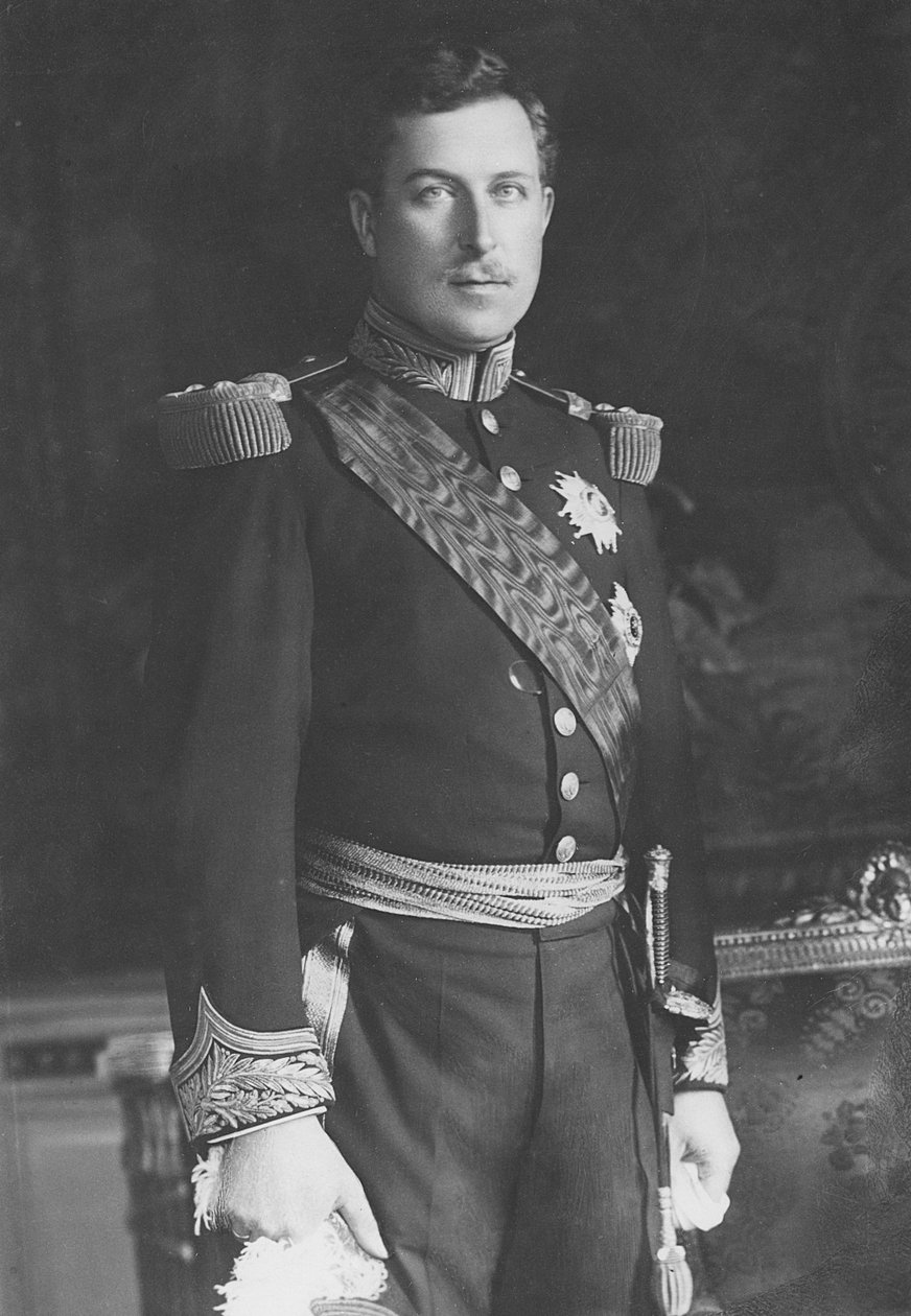 Albert I, król Belgii (fot. bw) autorstwa Cheri Rousseau