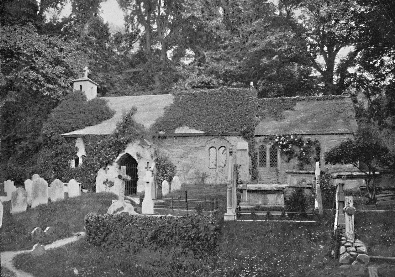 Bonchurch, Isle of Wight, c1896. autorstwa Chester Vaughan