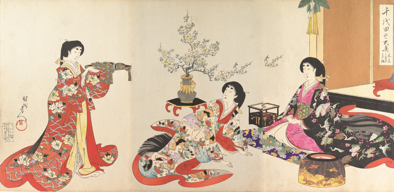 Chiyoda Castle Album of Women, 1895., 1895. autorstwa Chikanobu Yoshu