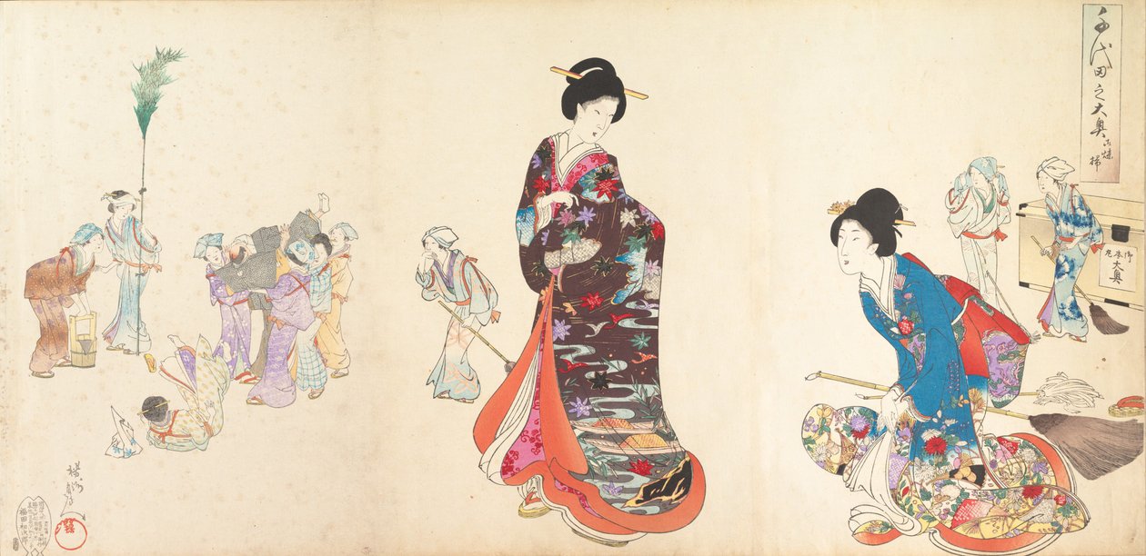 Chiyoda Castle Album of Women, 1895., 1895. autorstwa Chikanobu Yoshu