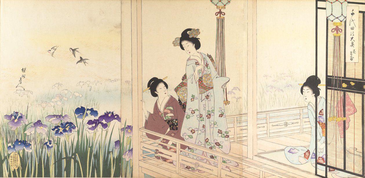 Chiyoda Castle Album of Women, 1895., 1895. autorstwa Chikanobu Yoshu