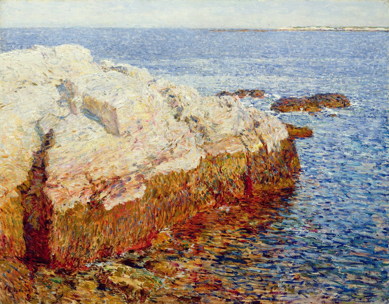 Cliff Rock, Appledore autorstwa Childe Frederick Hassam