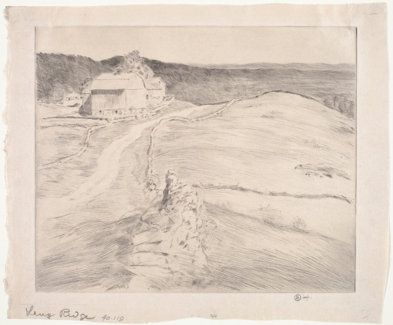 Długi grzbiet autorstwa Childe Frederick Hassam