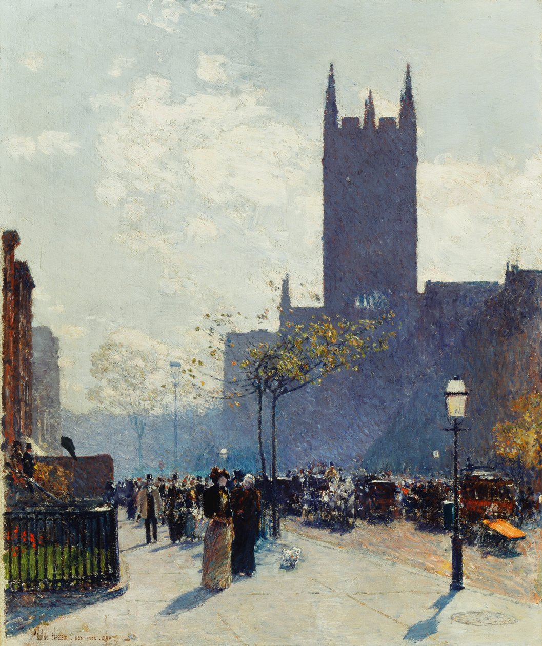 Dolna Piąta Aleja autorstwa Childe Frederick Hassam