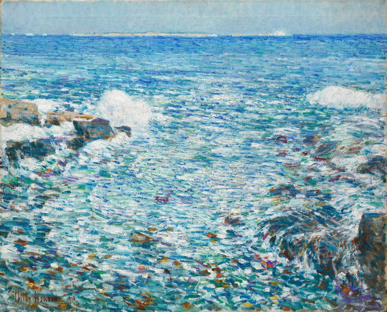 Surfuj, Wyspy Ławicy autorstwa Childe Frederick Hassam