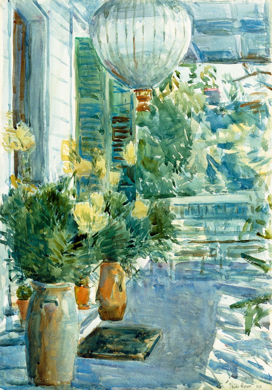 Weranda Starego Domu autorstwa Childe Frederick Hassam