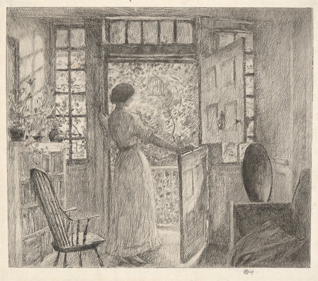 Holenderskie Drzwi autorstwa Childe Hassam
