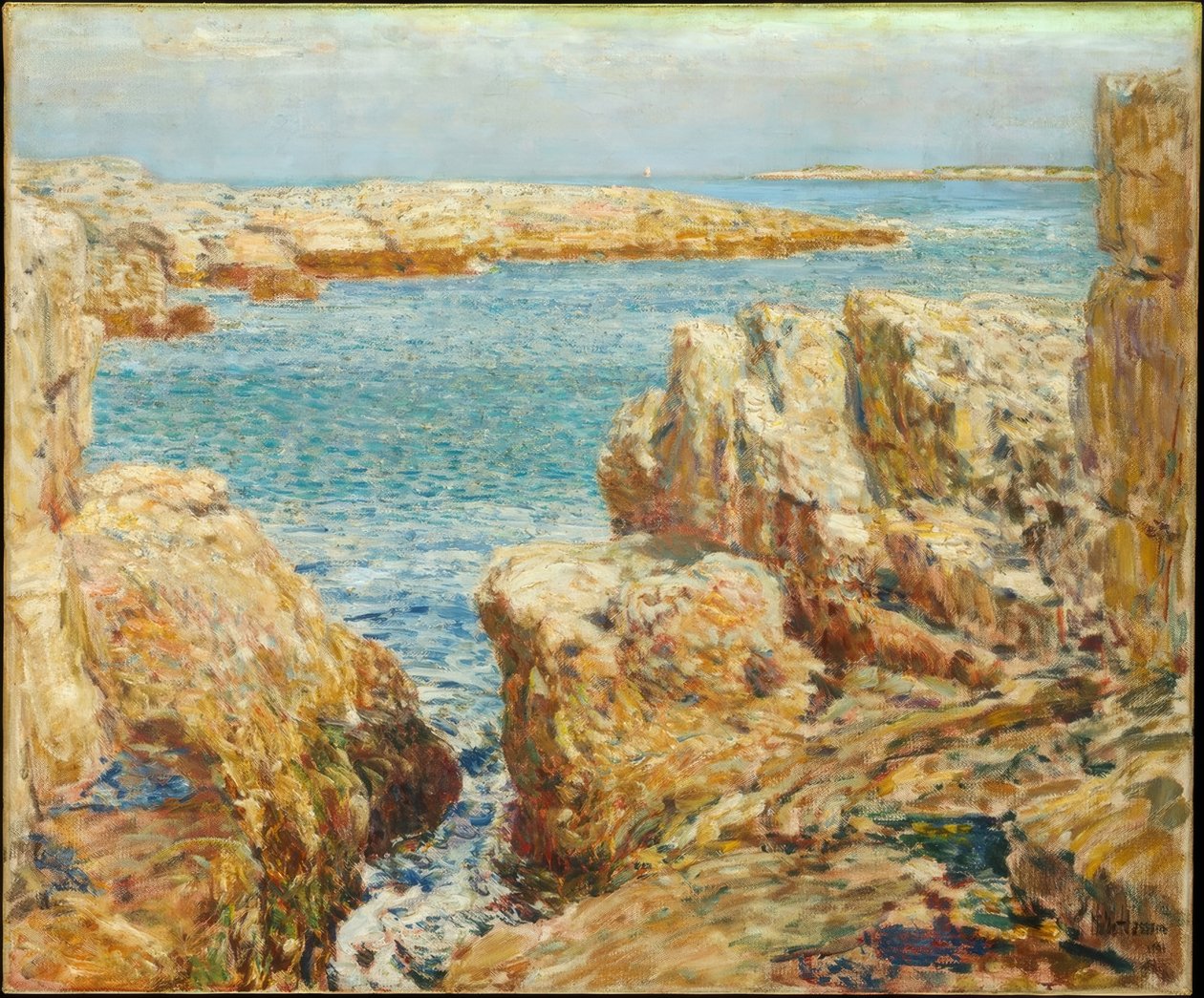 Scena przybrzeżna, Wyspy Shoals autorstwa Childe Hassam