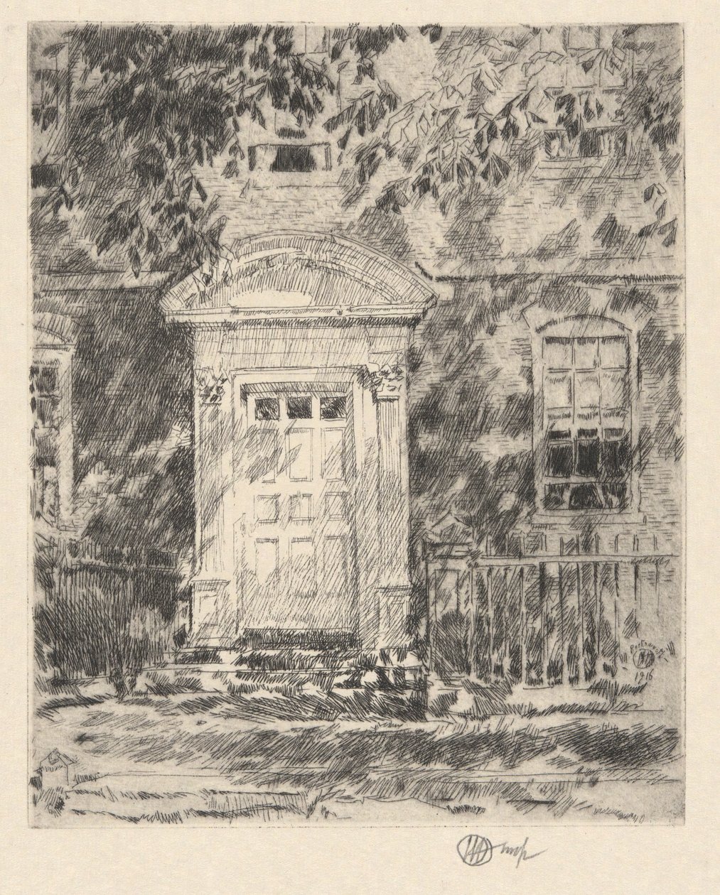 Wejście do Portsmouth autorstwa Childe Hassam