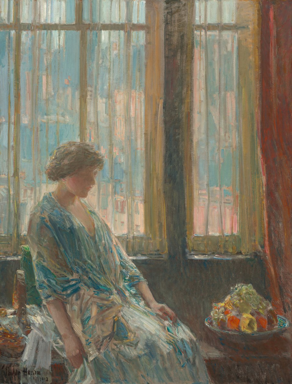 Okno Nowego Jorku autorstwa Childe Hassam