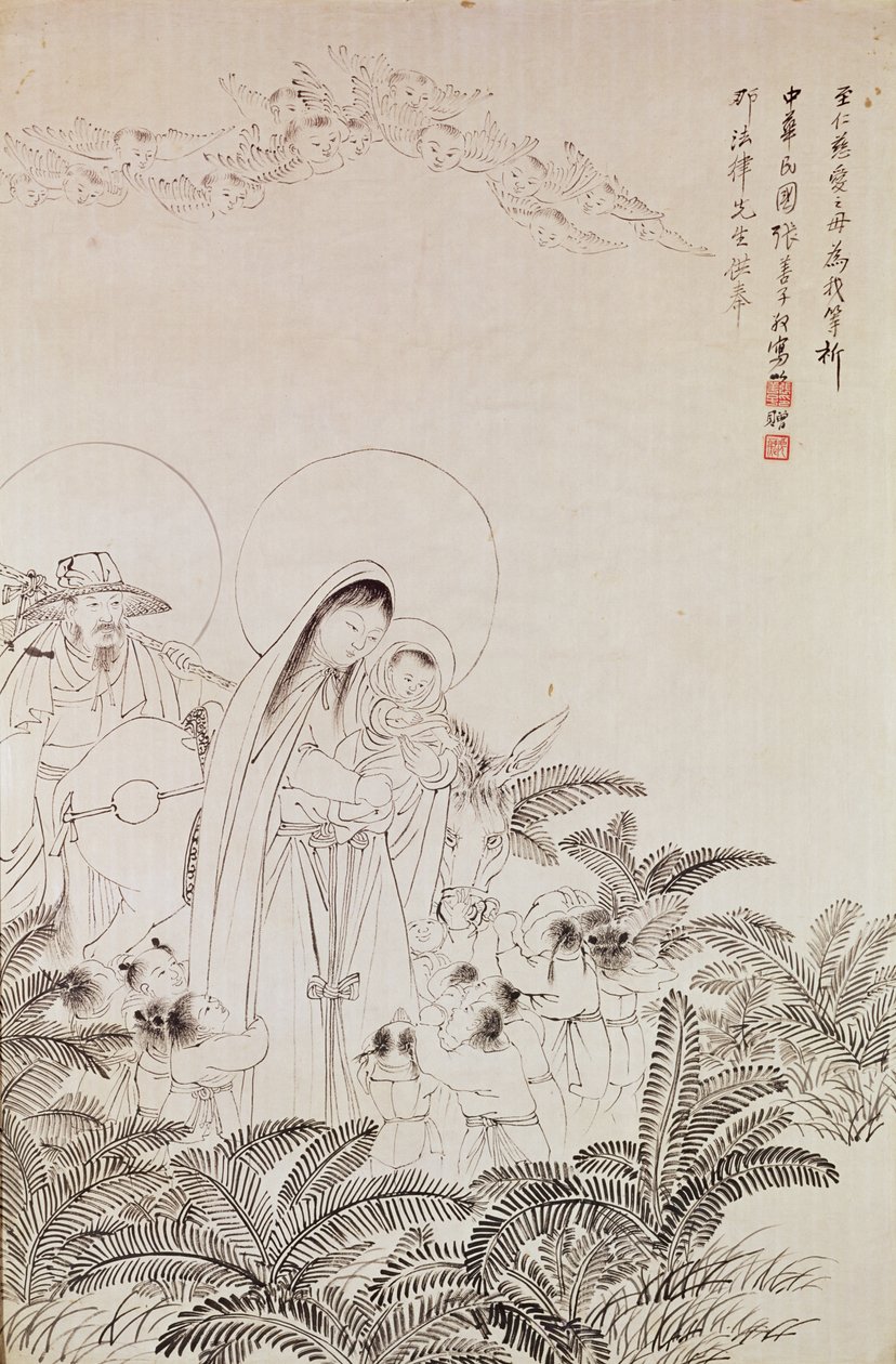 Madonna z Dzieciątkiem autorstwa Chinese School