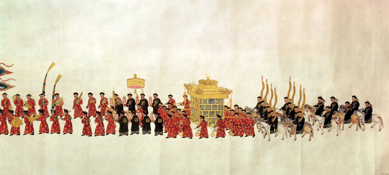 Procesja cesarska (wc na papierze) autorstwa Chinese School
