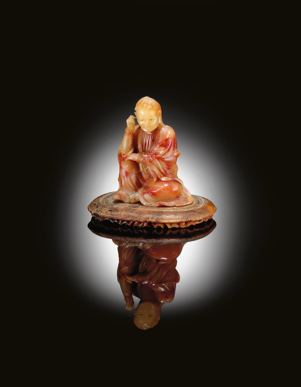 Figure of a Luohan autorstwa Chinese School