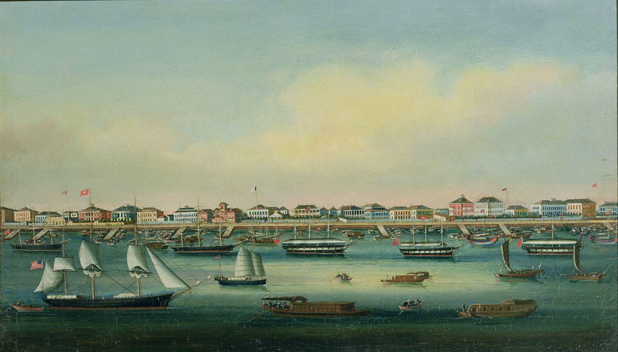 Bund, Szanghaj autorstwa Chinese School