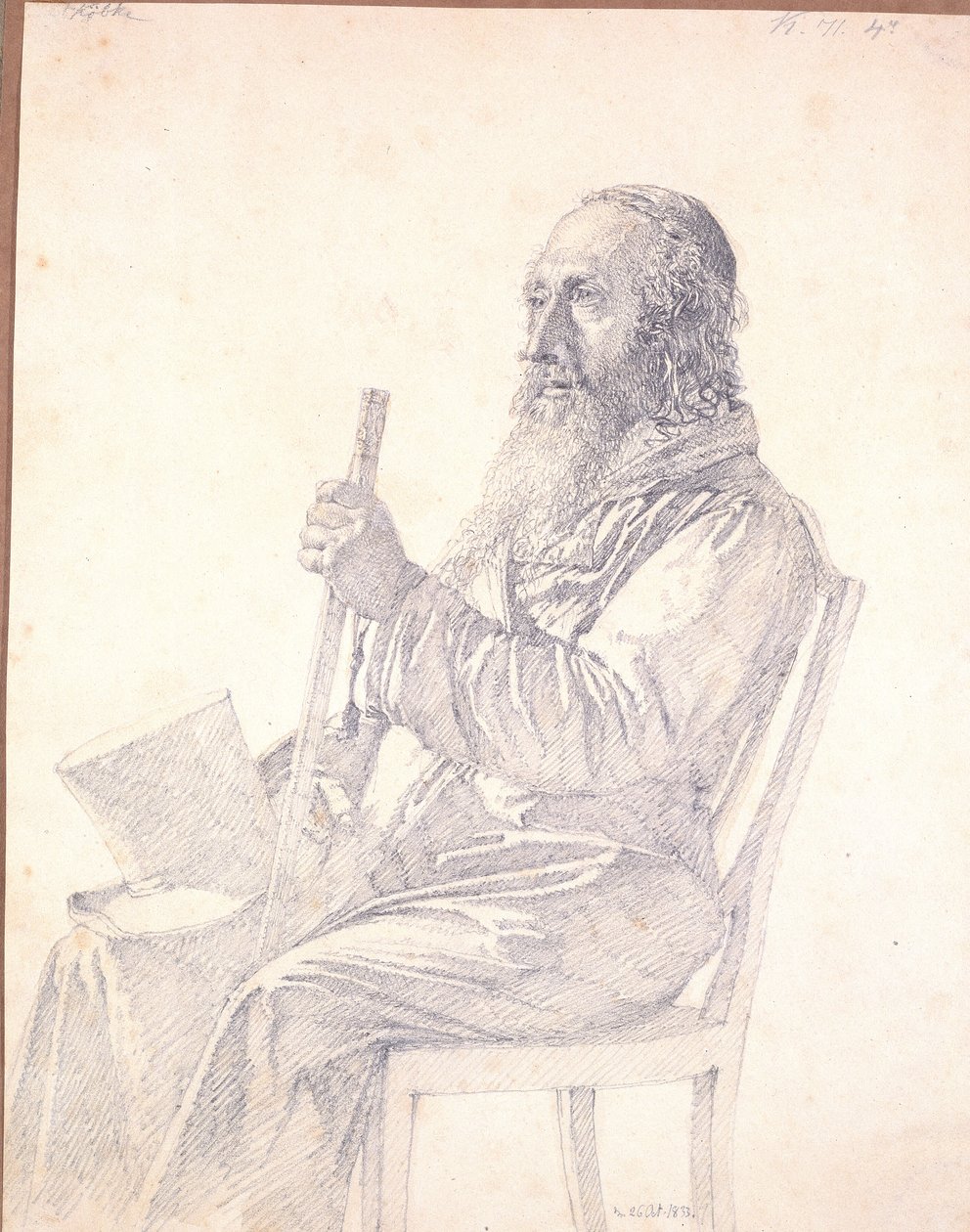 Portret starego polskiego Żyda autorstwa Christen Købke