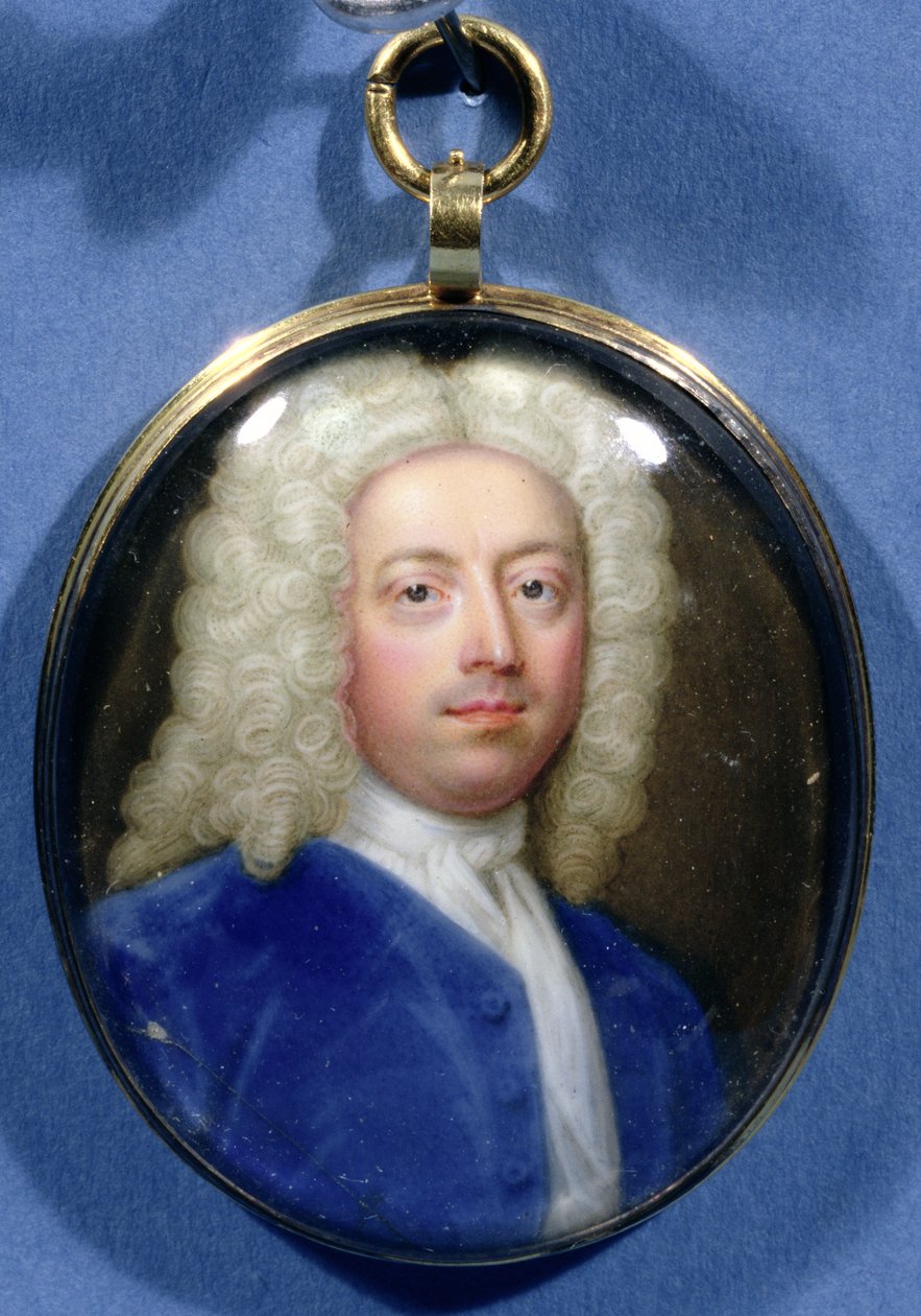 Miniatura Józefa Addisona (1672-1719) autorstwa Christian Friedrich Zincke