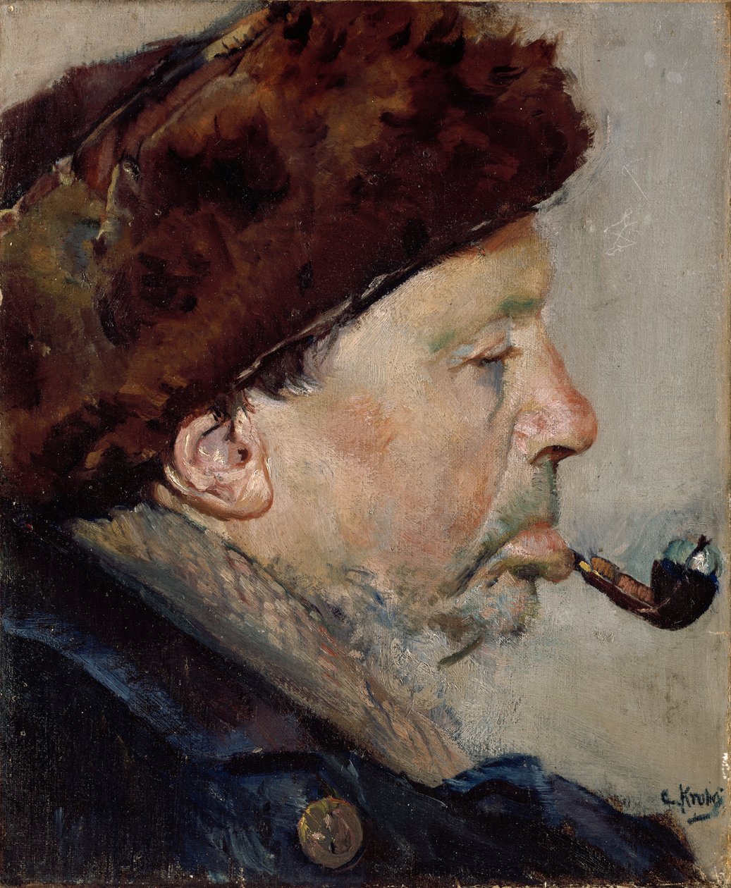 Niels Gaihede autorstwa Christian Krohg