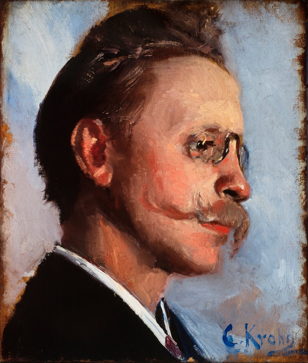 Otto Benzon autorstwa Christian Krohg