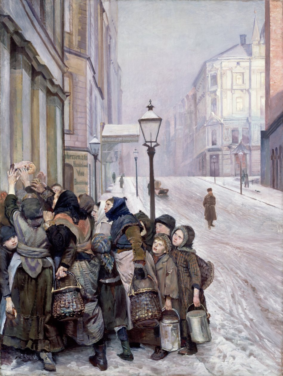 Walka o przetrwanie autorstwa Christian Krohg
