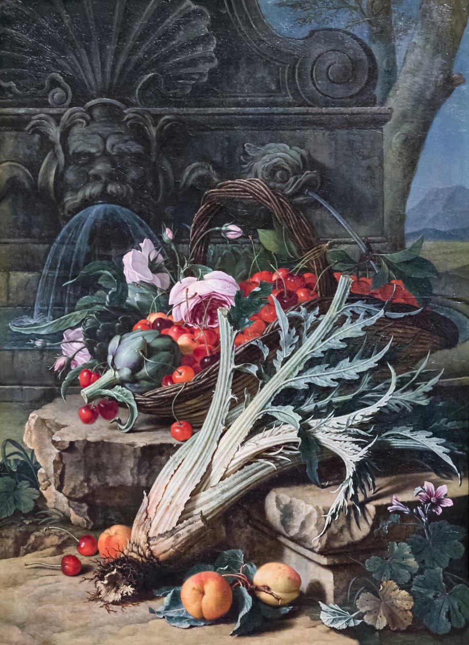 Martwa natura z rzymskim mascherone autorstwa Christian Berentz