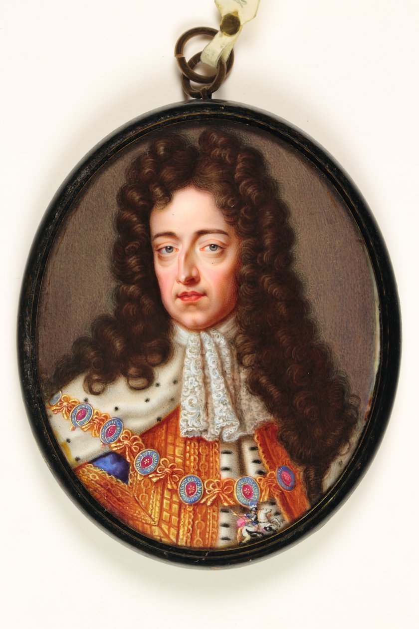 Wilhelm III (wc na welinie) autorstwa Christian Friedrich Zincke