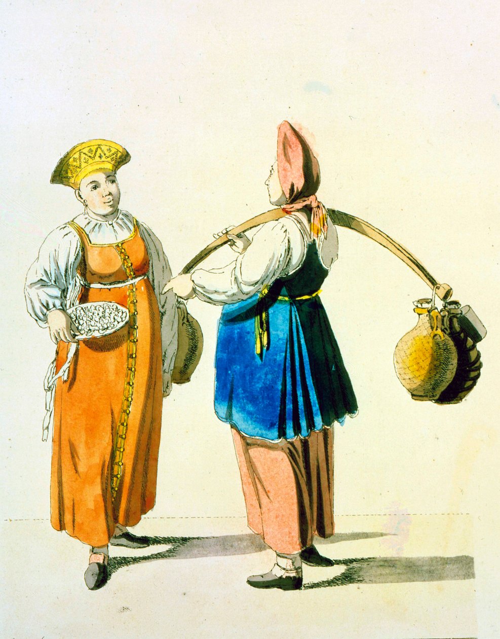 Mleczarki, 1799. autorstwa Christian Gottfried Heinrich Geissler