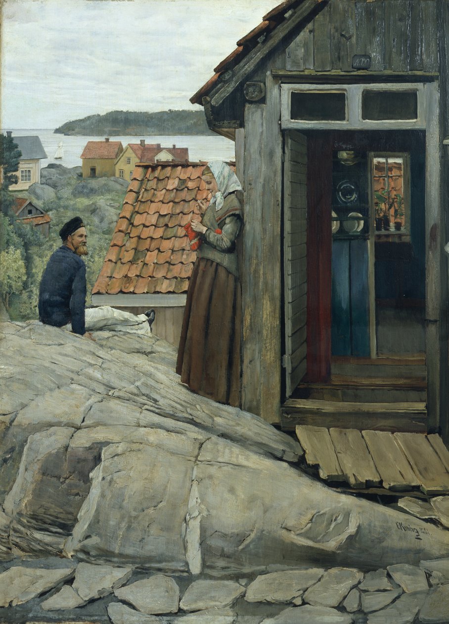 Z Wybrzeża autorstwa Christian Krohg