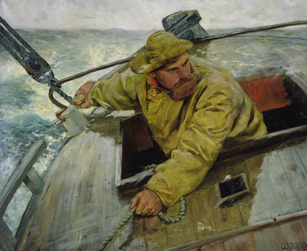 Twardy Alee autorstwa Christian Krohg