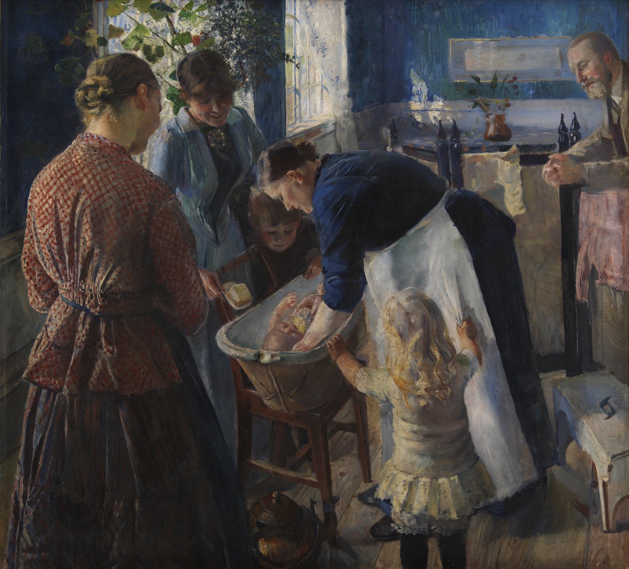 W wannie autorstwa Christian Krohg