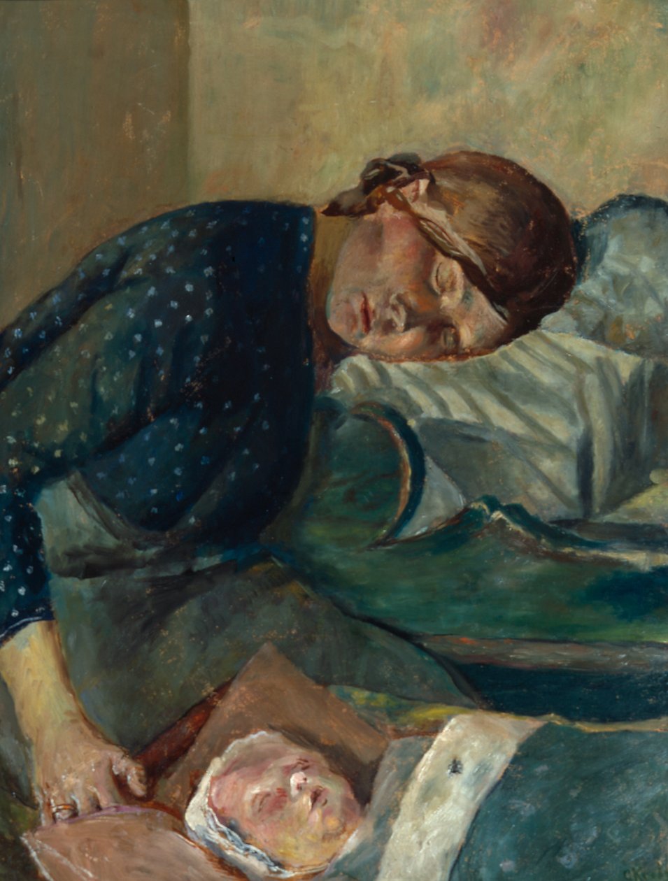 Matka i dziecko (obraz) autorstwa Christian Krohg