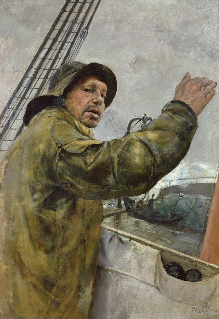 Port autorstwa Christian Krohg