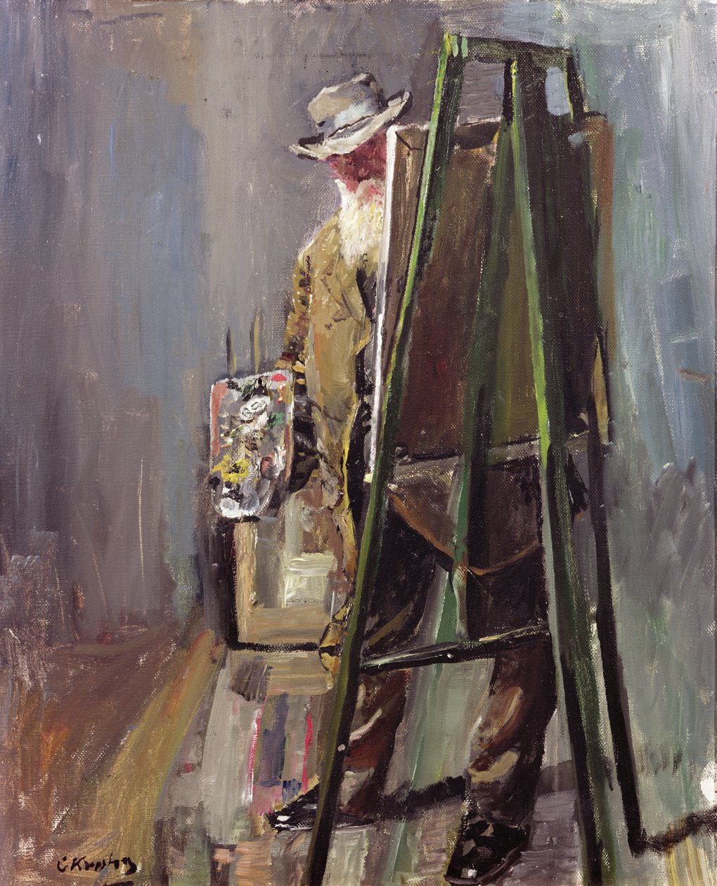 Autoportret autorstwa Christian Krohg