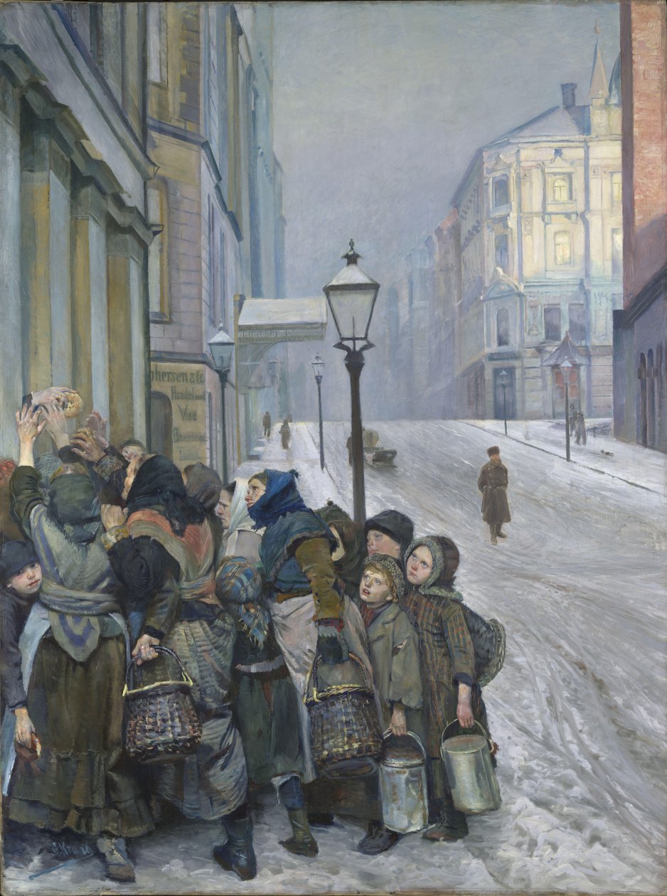 Walka o przetrwanie autorstwa Christian Krohg