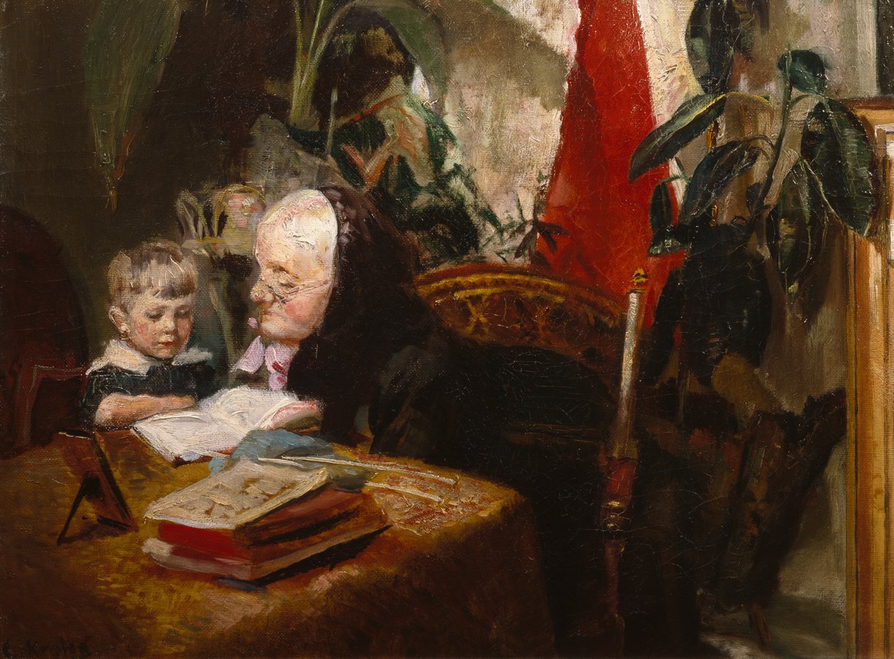 Ilustrowana książka autorstwa Christian Krohg