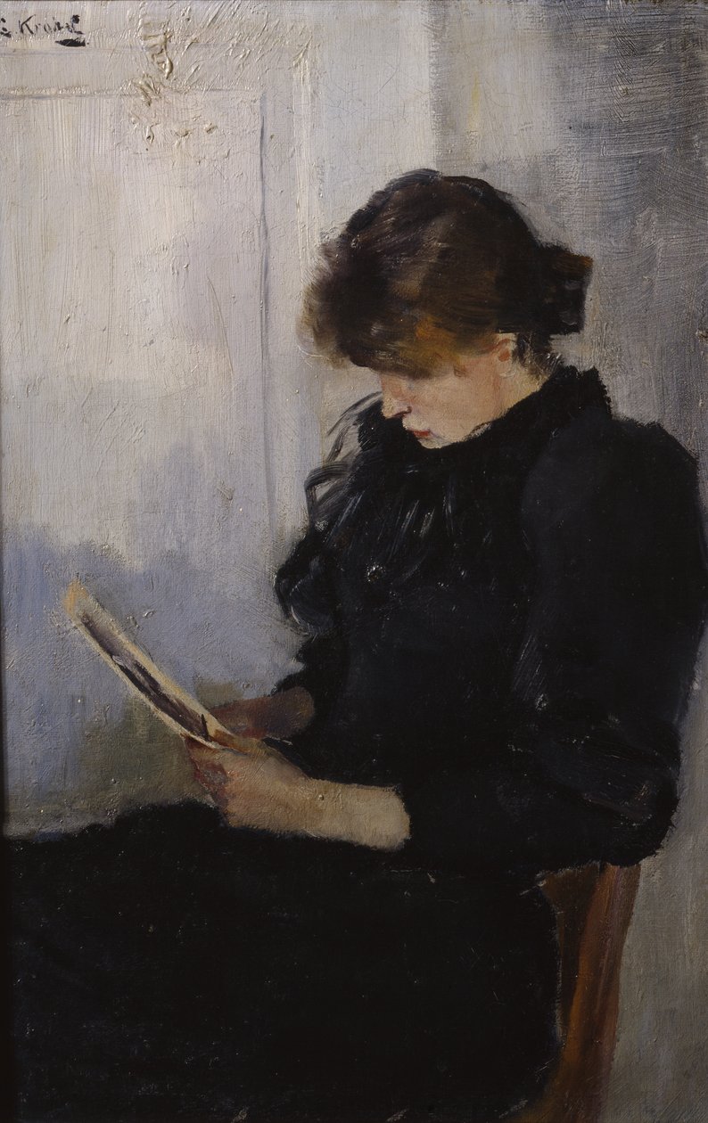 Fotograf Oda Krohg autorstwa Christian Krohg
