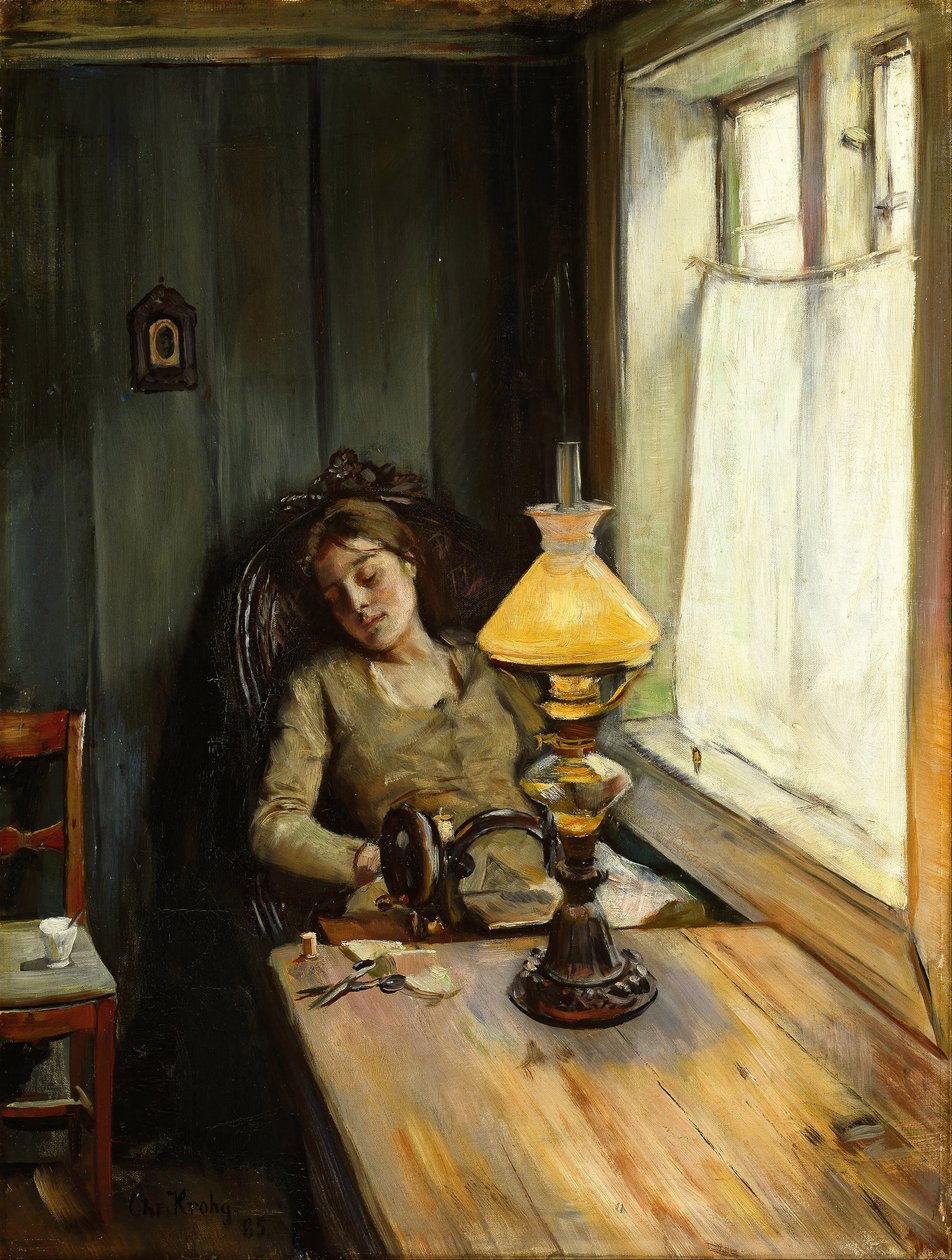 Zmęczony autorstwa Christian Krohg
